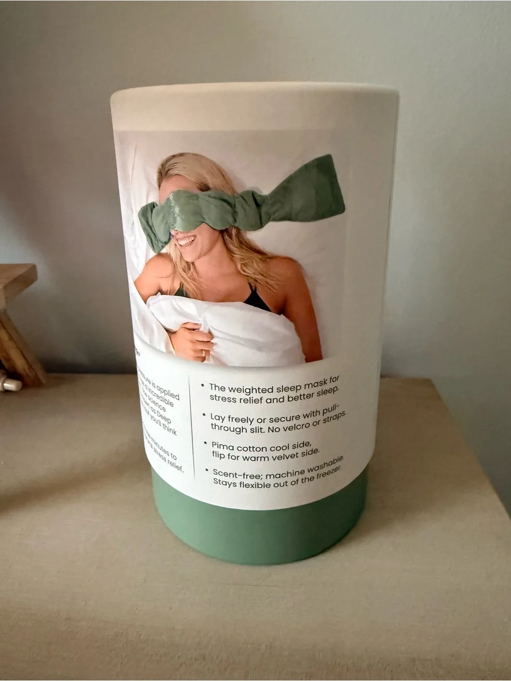 Nodpod Weighted Eye Blanket in Sage
